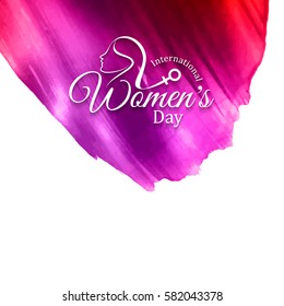 Abstract modern Women's day background