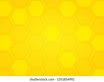 Abstract modern yellow bee hive pattern hexagon background. You can use for ad, poster, print, cover design, annual report, artwork. illustration vector eps10