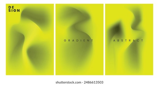 Abstractas Ilustración vectorial de fondo de Anuncio con degradado amarillo moderno