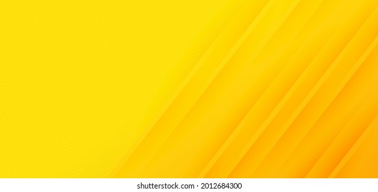 Abstract modern yellow gradient digonal lines background with copy space for text. Vector illustration