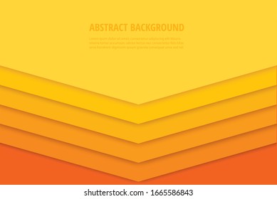 abstrakte, moderne gelbe Linien, Hintergrund Vektorillustration EPS10