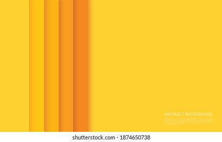abstract modern yellow lines background vector illustration EPS10	
