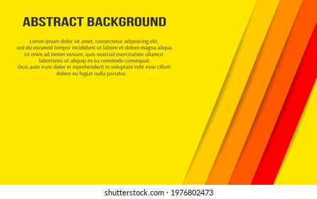 abstract modern yellow lines background vector illustration EPS10. Vector stock. Vector illustration