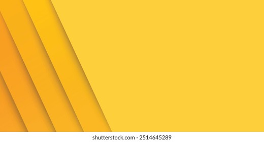 Fondo de líneas amarillas modernas abstractas. Vector