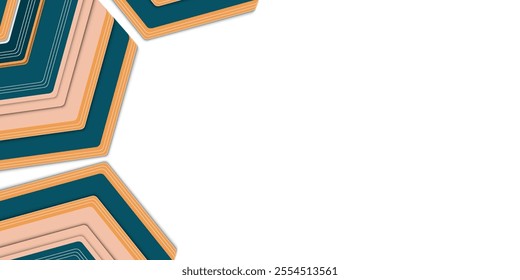 abstract modern yellow lines background vector illustration 
