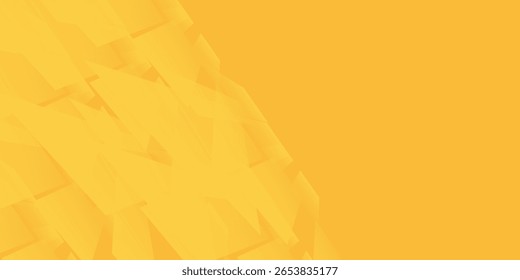 abstract modern yellow lines background vector illustration