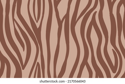 Abstract modern zebra seamless pattern. Animals trendy background. Beige decorative vector stock illustration for print, card, postcard, fabric, textile. Modern ornament of stylized skin.