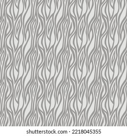 Abstract modern zebra seamless pattern. Animals trendy background. Grey and white decorative vector stock illustration for print, card, postcard, fabric, textile. Modern ornament of stylized skin.