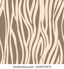 Patrón sin costuras de cebra moderna abstracta. Fondo de moda de los animales. Ilustración de stock de vector decorativo de color para impresión, tarjeta, postal, tela, textil. Adorno moderno de piel estilizada.