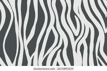 Abstract modern zebra seamless pattern. Animals trendy background. Blue decorative vector stock illustration for print, card, postcard, fabric, textile. Modern ornament of stylized skin.