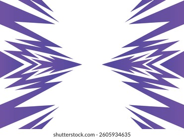 Abstract Modern Zigzag White Background Graphic design banner pattern