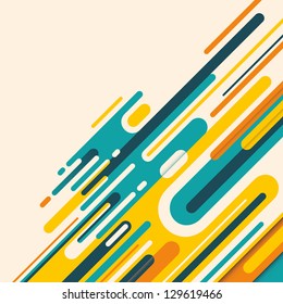 Abstract modish illustration.Vector illustration.