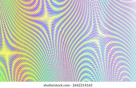 Abstract moire pattern background. An extreme moire effect creating an unpleasant, unnatural pattern on a degraded computer screen surface