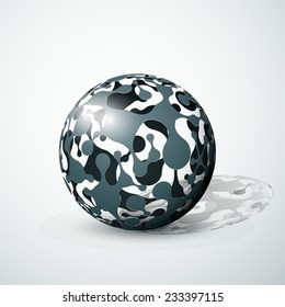 Abstract molecular ball
