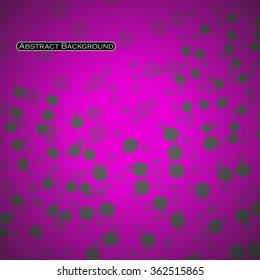 Abstract molecular sphere background. Futuristic style card. Vector illustration. Eps 10