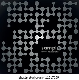 Abstract molecule background