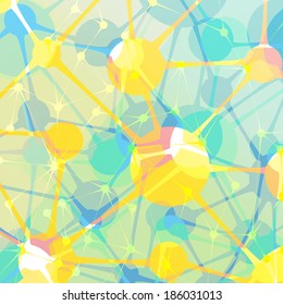 Abstract molecule backgrounds, DNA , Vector eps 10