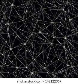 abstract molecule structure