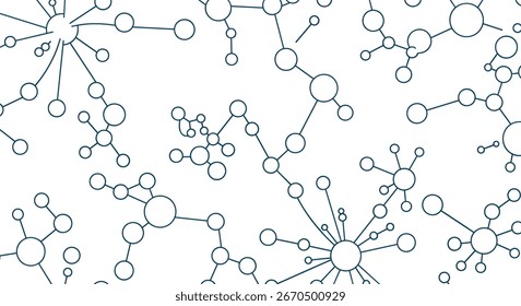 Abstract Molecules Chemistry Science Network Structure Background