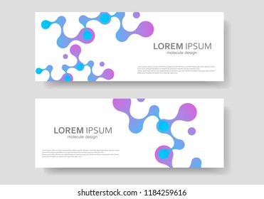Abstract molecules design.