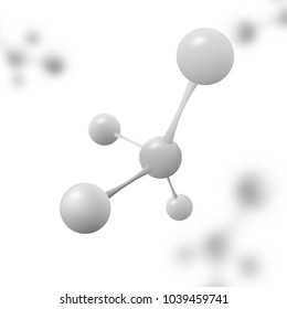 Abstract molecules design. Molecular structure. Graphic illustration for your design