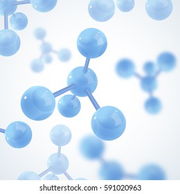 Abstract molecules design. Molecular structure. Graphic illustration for your design.