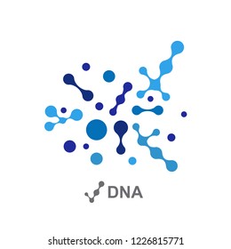 Abstract molecules design. Vector illustration.bright molecules