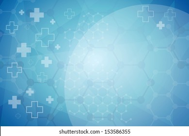 Abstract Molecules Medical Background