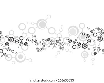 Abstract molecules medical background 