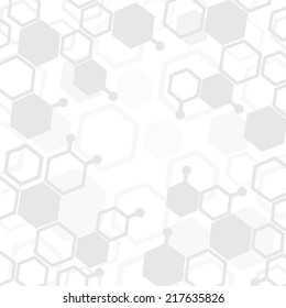 Abstract molecules medical background