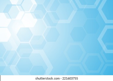 Abstract molecules medical background