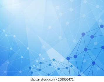 Abstract molecules medical background