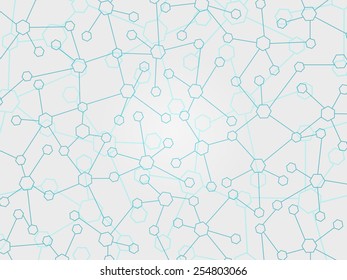 Abstract molecules medical background