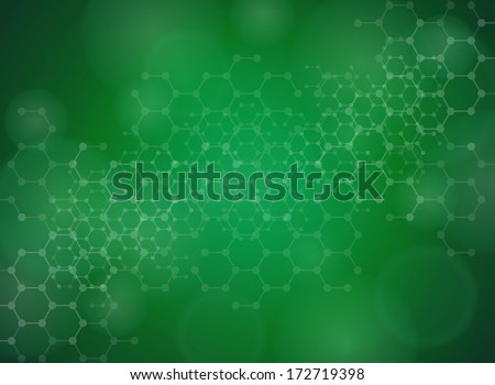 Abstract molecules medical background