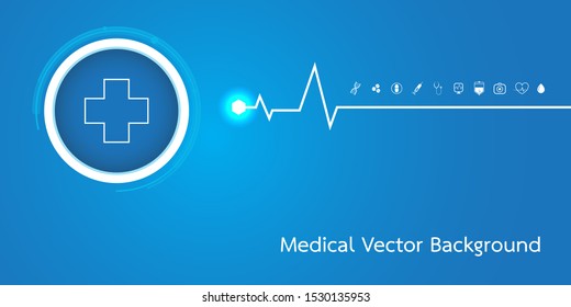 Abstract molecules medical background concept template design Vector Illustration.