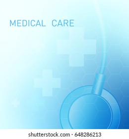 Abstract molecules medical background concept template design Vector Illustration.