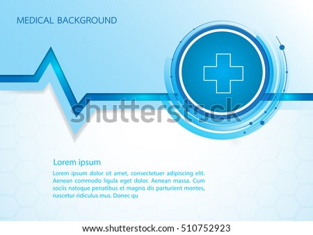 Abstract molecules medical background concept template design Vector Illustration.