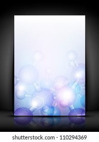 Abstract molecules medical background. EPS 10.