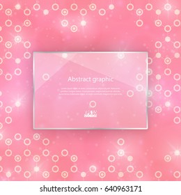 Abstract molecules medical background. Eps10 Vector illustration.