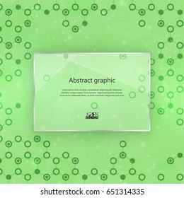 Abstract molecules medical background. Eps10 Vector illustration.
