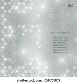 Abstract molecules medical background. Eps10 Vector illustration.