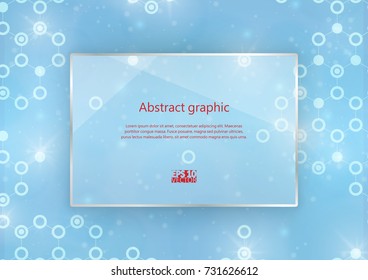 Abstract molecules medical background. Eps10 Vector illustration.