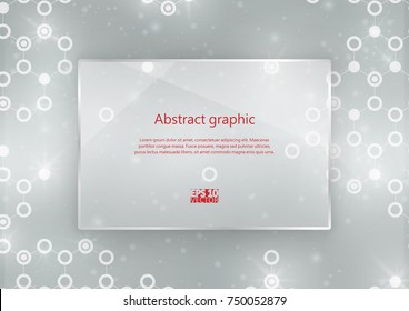 Abstract molecules medical background. Eps10 Vector illustration.