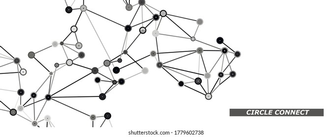 Abstract moleculs connect background. Digital background. Modern abstract concept. Network connection structure. Biotechnology vector background. Information technology