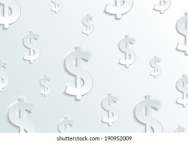 Abstract Money Icon Vector Background