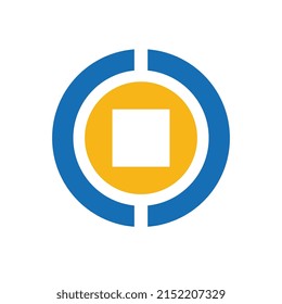 Abstract money logo icon design template elements