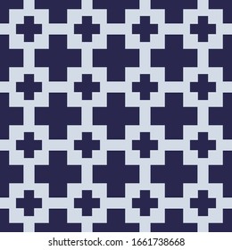 diseño monocromático abstracto, sin fisuras. Fondo vectorial sin fisuras. adorno azul. Diseño moderno gráfico. Diseño gráfico simple.