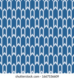 UP abstract monochromatic design seamless patterns. A seamless vector background. blue ornament. Graphic modern pattern. Simple graphic design.
