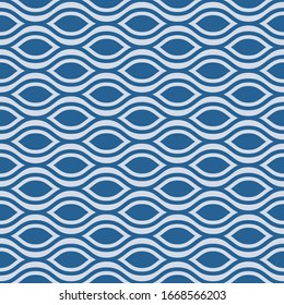 abstract monochromatic design seamless patterns. A seamless vector background. blue ornament. Graphic modern pattern. Simple graphic design.