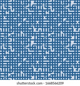 diseño monocromático abstracto, sin fisuras. Fondo vectorial sin fisuras. adorno azul. Diseño moderno gráfico. Diseño gráfico simple.